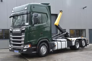 Scania S S500 NGS 6x2*4 - HOOKLIFT - RETARDER - 477 TKM - PARK. AIRCO - WHEELBASE: 475 CM - PTO - EXCELLENT CONDITION -