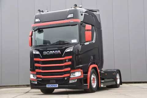 Scania R R520 V8 NGS 4x2NB - HYDRAULIC SYSTEM - RETARDER - 384 TKM - FULL AIR - PARK. AIRCO - LEATHER SEATS - ALCOA'S - LED -