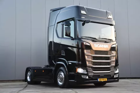 Scania S S500 NGS 4x2NB - SUPER - BRAND NEW !! FULL AIR/4 POINT REAR - RETARDER - NEW TACHO - PARK. AIRCO - LEATHER SEATS - 2 x FUEL TANKS - ALCOA'S - LED -