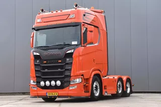 Scania S S520 V8 NGS 6x2/4NB - SCR ONLY - FULL AIR - RETARDER - PARK. AIRCO - PTO - SLIDING FIFTH WHEEL - ALCOA'S - EXCELLENT CONDITION -