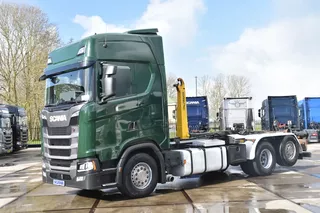 Scania S S500 NGS 6x2*4 - HOOKLIFT - RETARDER - 507 TKM - PARK. AIRCO - WHEELBASE: 475 CM - LED - TOP CONDITION -