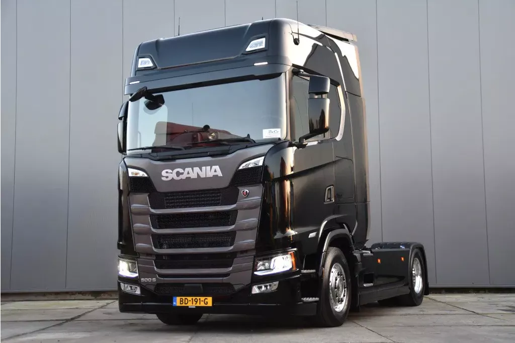 Scania S S500 NGS 4x2NB - SUPER - BRAND NEW !! FULL AIR/4 POINT REAR - RETARDER - NEW TACHO - PARK. AIRCO - LEATHER SEATS - 2 x FUEL TANKS - ALCOA'S - LED -