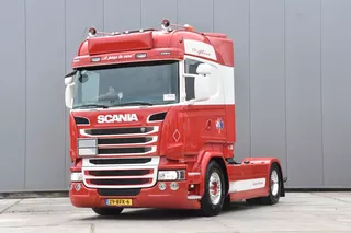 Scania R R490 HL 4x2MNB - NEW TACHO - ADR FL - COMPRESSOR - RETARDER - FULL AIR/4 POINT REAR - PARK. AIRCO - 2 x FUEL TANKS - XENON -