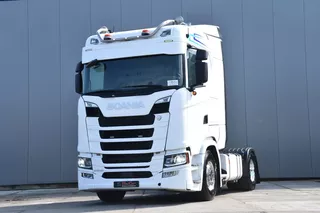 Scania S S500 NGS 4x2NB - NEW TACHO - ADR FL - HYDRAULIC SYTEM - RETARDER - FULL AIR/ 4 POINT REAR - LEATHER SEATS - ALCOA'S - LED -