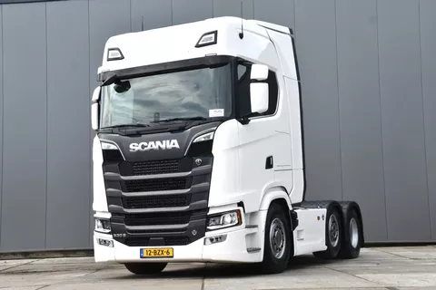 Scania S S530 NGS V8 SUPER 6x2/4NB - AS GOOD AS NEW - ONLY 73 TKM - HYDRAULIC SYSTEM - NEW TACHO - FULL AIR - PARK. AIRCO - LEATHER SEATS - LED LIGHTS -