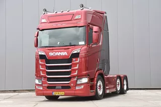 Scania S S520 V8 NGS 6x2/4NB - NEW TACHO - RETARDER - FULL AIR - LEATHER SEATS - 2 x FUEL TANKS - ALCOA'S - LED - TOP CONDITION -