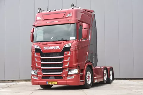 Scania S S520 V8 NGS 6x2/4NB - NEW TACHO - RETARDER - FULL AIR - LEATHER SEATS - 2 x FUEL TANKS - ALCOA'S - LED - TOP CONDITION -