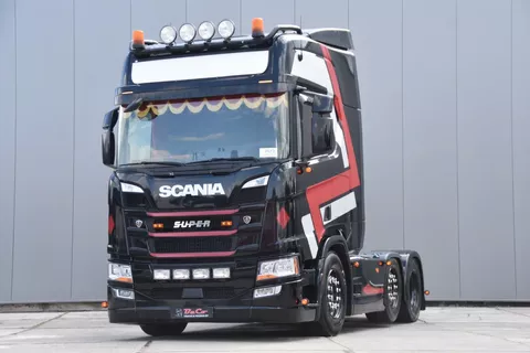 Scania R R450 NGS 6x2/4 - NEW TACHO - RETARDER - 681 TKM - ACC - NAVI - LEATHER SEATS - 2 x FUEL TANKS - TOP CONDITION -