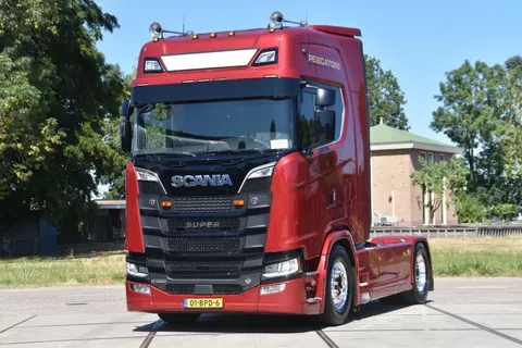 Scania S S580 V8 NGS 4x2NB #50th YEAR EDITION - NEW TACHO - RETARDER - FULL AIR/4 POINT REAR - PARK. AIRCO - FULL OPTIONS - ALCOA'S - LED - EXCELLENT CONDITION -