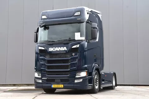 Scania S S450 NGS 4x2NB - 10-2021 - NEW TACHO - FULL AIR - 741 TKM - RETARDER - PARK. AIRCO - 2 x FUEL TANKS - LED - GOOD CONDITION
