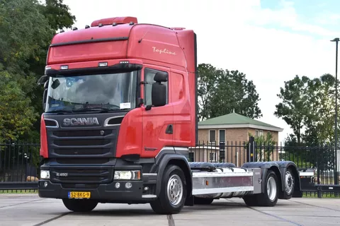 Scania R R450 6x2*4 LB &ndash; NEW TACHO &ndash; RETARDER &ndash; FULL AIR &ndash; WHEELBASE 490 CM &ndash; EURO 6 &ndash; 870 TKM &ndash; PARK AIRCO -XENON -