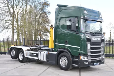 Scania S S500 NGS 6x2*4 - HOOKLIFT SYSTEM - RETARDER - PARK. AIRCO - WHEELBASE: 475 CM - PTO - GOOD CONDITION -