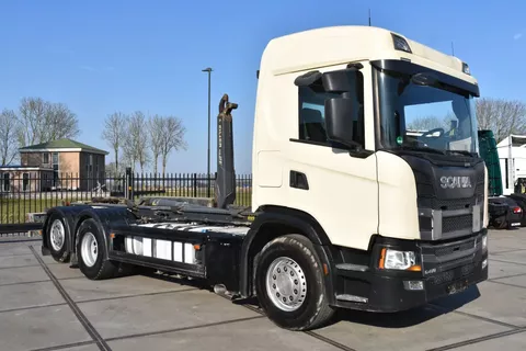 Scania G G410 NGS 6x2*4 - HOOKLIFT - 306 TKM - AIRCO - NAVI - WHEELBASE: 455 CM - GOOD CONDITION -