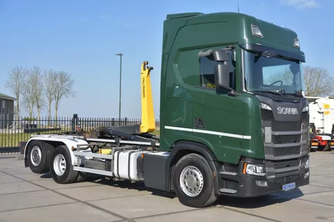 Scania S S500 NGS 6x2*4 - HOOKLIFT SYSTEM - RETARDER - 298 TKM - PARK. AIRCO - WHEELBASE: 475 CM - PTO - GOOD CONDITION -