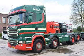 Scania R R520 HL V8 8x2 - EURO 6 - MANUAL - RETARDER - WHEELBASE: 510 cm - 10 TONS FRONT AXLE - XENON -