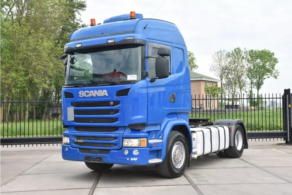 Scania R R490 HL 4x2 - RETARDER - HYDRAULIC SYSTEM - 773 TKM - PARK. AIRCO - 2 BEDS - PTO - DIFF. LOCK -
