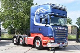 Scania R R520 V8 TL 6x2/4MNB - RETARDER - FULL AIR - PARK. AIRCO - 2 x FUEL TANKS - ALCOA DURA BRIGHT - GOOD CONDITION -