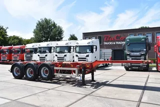Nooteboom containerchassis - LIFT AXLE - DISC BRAKES - BPW AXLES - 2 x EXTENDABLE -