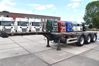 Pacton T3-010 - 2 x LIFT AXLE - BPW AXLES - DRUM BRAKES - 2 x EXTENDABLE -