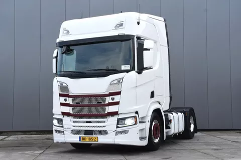 Scania R R450 4x2NB - HYDRAULIC SYSTEM - NEW TACHO - RETARDER - 862 TKM - FULL AIR/4 POINT AIR REAR - PARK. AIRCO - NAVI - ALCOA'S - LED -