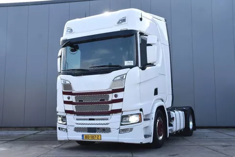 Scania R R450 NGS 4x2NB - HYDRAULIC SYSTEM - NEW TACHO - RETARDER - 878 TKM - FULL AIR/4 POINT AIR REAR - PARK. AIRCO - NAVI - ALCOA'S - LED -