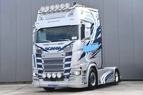 Scania S S650 V8 NGS 4x2NB - NEW TACHO - HYDRAULIC SYSTEM - RETARDER - FULL AIR/ 4 POINT AIR REAR - PARK. AIRCO - ALCOA'S - LED -