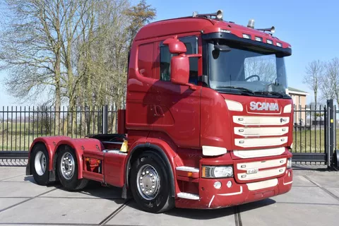 Scania R R420 HL 6x2/4 - ADR FL - MANUAL - EURO 5 - 698 TKM - HYDRAULIC SYSTEM - LEATHER SEATS - XENON -