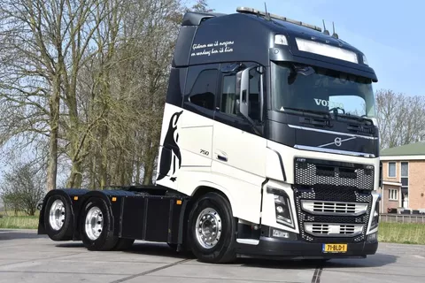 Volvo FH 16.750 Globetrotter XL 6x2 - RETARDER - FULL AIR - PARK. AIRCO - DYNAMIC STEERING - SLIDING FIFTH WHEEL - ALCOA'S - TOP CONDITION -