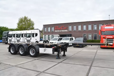 D-Tec FT-43-03V - LIFT AXLE - BPW AXLES - DRUM BRAKES - 3 x EXTENDABLE -